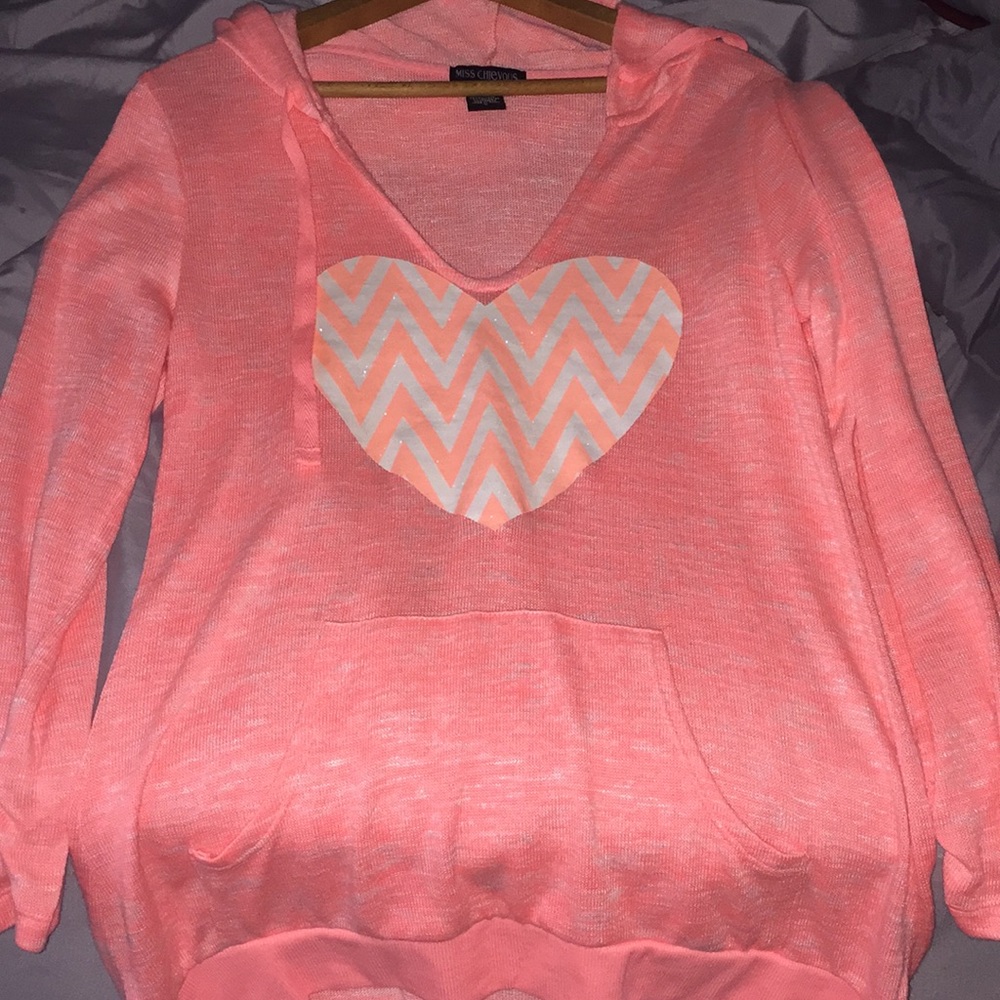 Peach colored long sleeve
